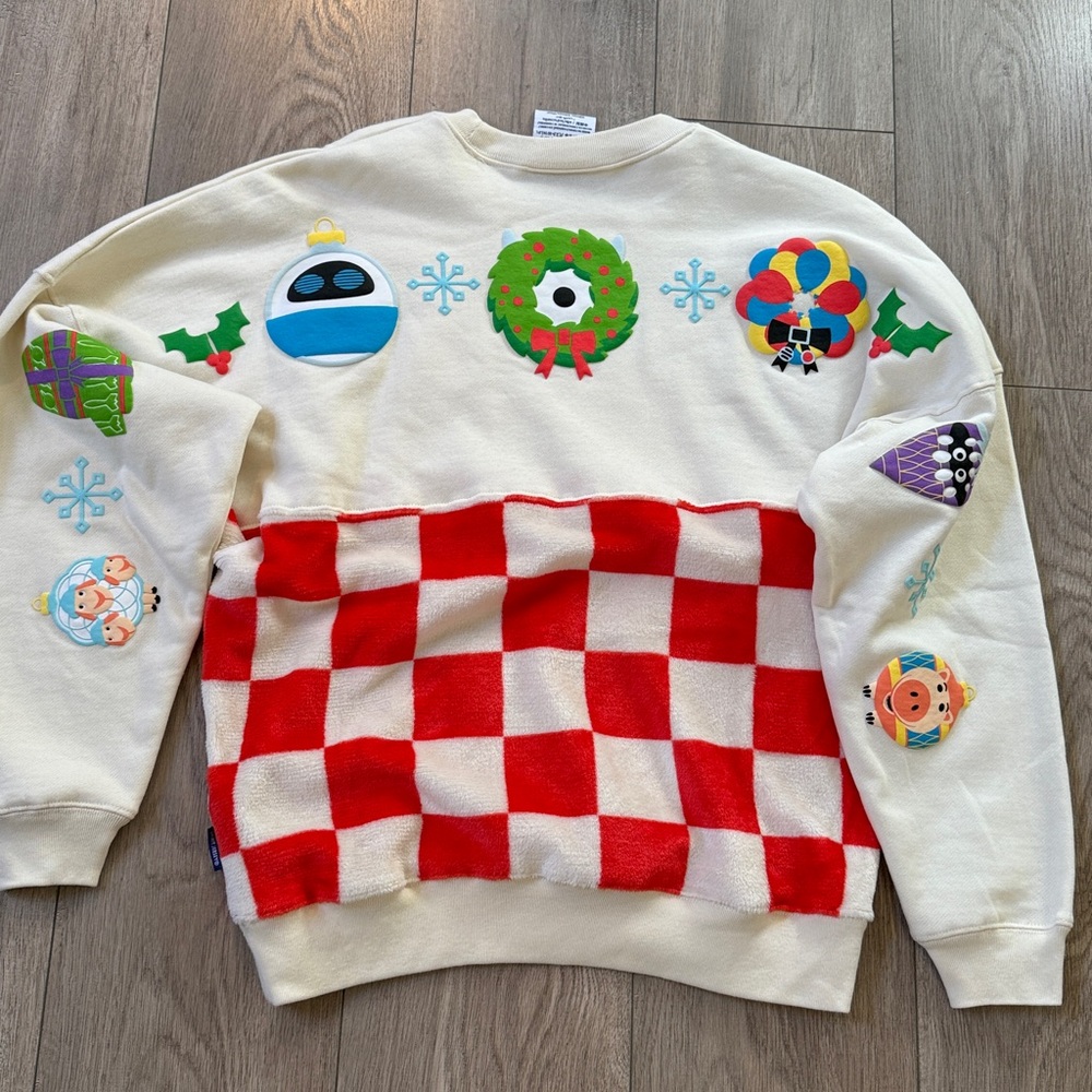 NWOT Disney Christmas Pixar Crewneck Spirit Jersey - Picture 5 of 7